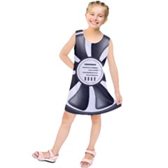 12v Computer Fan Kids  Tunic Dress by BangZart