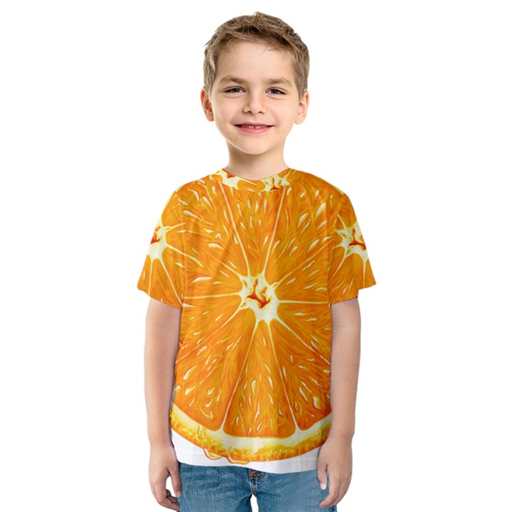 Orange Slice Kids  Sport Mesh Tee