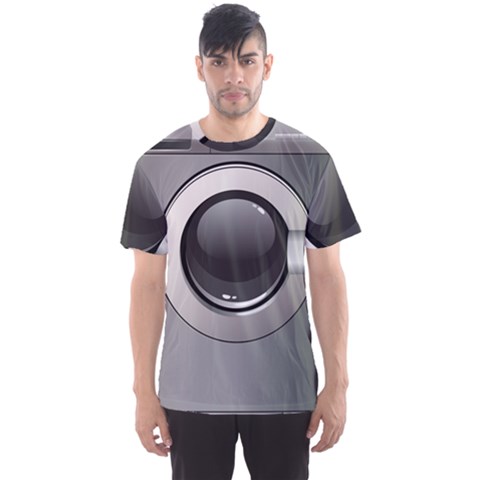 Washing Machine Men s Sports Mesh Tee by BangZart