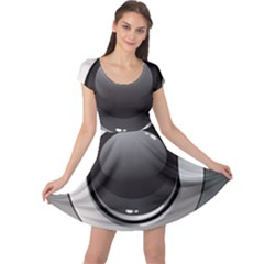 Washing Machine Cap Sleeve Dresses by BangZart