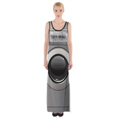 Washing Machine Maxi Thigh Split Dress by BangZart