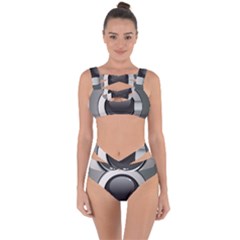 Washing Machine Bandaged Up Bikini Set 