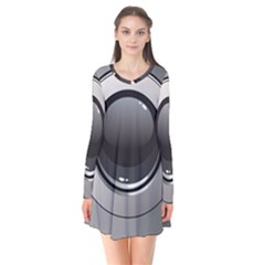 Washing Machine Flare Dress by BangZart