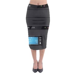 Standard Computer Case Front Midi Pencil Skirt by BangZart