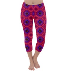 Retro Abstract Boho Unique Capri Winter Leggings  by BangZart