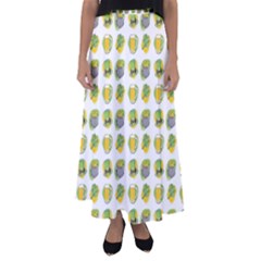 St Patrick S Day Background Symbols Flared Maxi Skirt