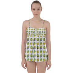 St Patrick S Day Background Symbols Babydoll Tankini Set