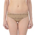 Brown Pattern Background Texture Hipster Bikini Bottoms View1