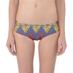 Aztec South American Pattern Zig Classic Bikini Bottoms by BangZart