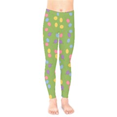 Balloon Grass Party Green Purple Kids  Legging