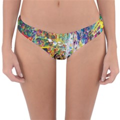 Multicolor Anime Colors Colorful Reversible Hipster Bikini Bottoms