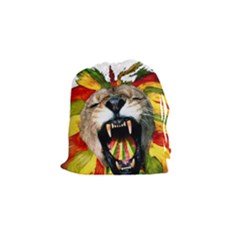 Reggae Lion Drawstring Pouches (small)  by BangZart