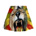 Reggae Lion Mini Flare Skirt View1