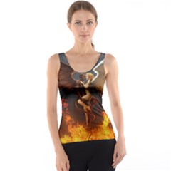 Angels Wings Curious Hell Heaven Tank Top by BangZart