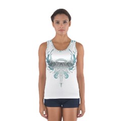 Angel Tribal Art Sport Tank Top  by BangZart