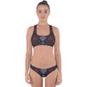 Wool Texture With Great Pattern Cross Back Hipster Bikini Set View1