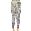 White Technology Circuit Board Electronic Computer Leggings  View1