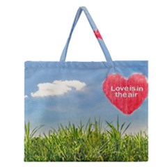 Love Concept Poster Zipper Large Tote Bag by dflcprints