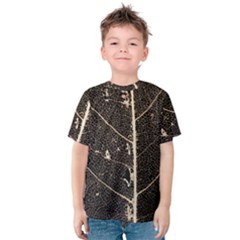 Vein Skeleton Of Leaf Kids  Cotton Tee