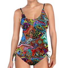 Vector Art Pattern Tankini Set