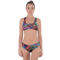 Vector Art Pattern Criss Cross Bikini Set by BangZart