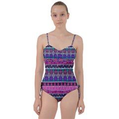 Tribal Seamless Aztec Pattern Sweetheart Tankini Set