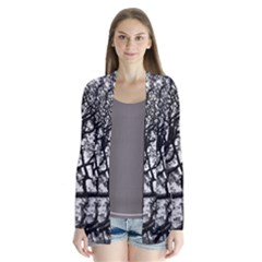 Tree Fractal Drape Collar Cardigan by BangZart