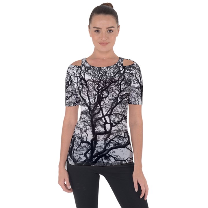 Tree Fractal Short Sleeve Top