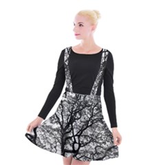 Tree Fractal Suspender Skater Skirt by BangZart