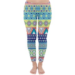 Tribal Print Classic Winter Leggings