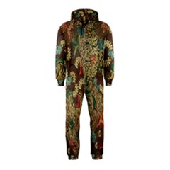 Traditional Batik Art Pattern Hooded Jumpsuit (kids) by BangZart