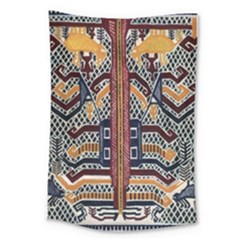 Traditional Batik Indonesia Pattern Large Tapestry by BangZart