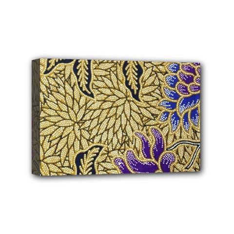 Traditional Art Batik Pattern Mini Canvas 6  X 4  by BangZart