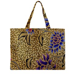 Traditional Art Batik Pattern Zipper Mini Tote Bag by BangZart