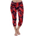 The Red Butterflies Sticking Together In The Nature Capri Winter Leggings  View1