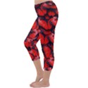 The Red Butterflies Sticking Together In The Nature Capri Winter Leggings  View2