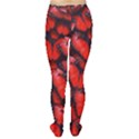 The Red Butterflies Sticking Together In The Nature Women s Tights View2