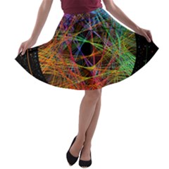 The Art Links Pi A-line Skater Skirt by BangZart