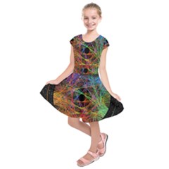 The Art Links Pi Kids  Short Sleeve Dress by BangZart