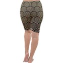 Texture Hexagon Pattern Cropped Leggings  View4