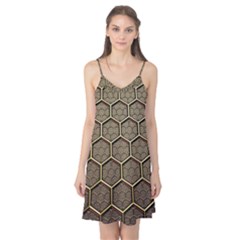 Texture Hexagon Pattern Camis Nightgown by BangZart