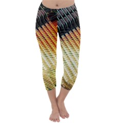 Technology Circuit Capri Winter Leggings  by BangZart