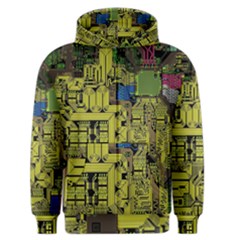 Technology Circuit Board Men s Zipper Hoodie by BangZart