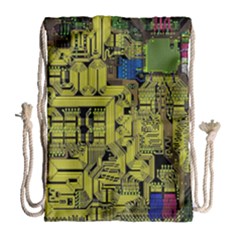 Technology Circuit Board Drawstring Bag (large) by BangZart