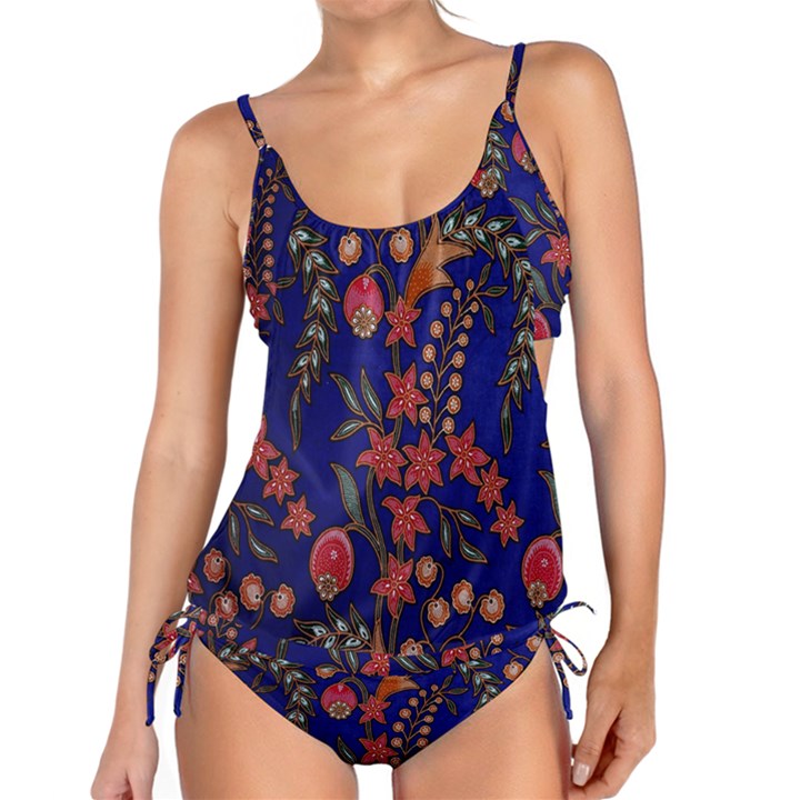 Texture Batik Fabric Tankini Set