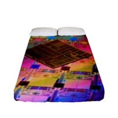 Technology Circuit Pentium Die Fitted Sheet (full/ Double Size) by BangZart