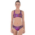 Technology Circuit Board Layout Pattern Criss Cross Bikini Set View1