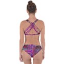 Technology Circuit Board Layout Pattern Criss Cross Bikini Set View2