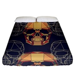 Skull Pattern Fitted Sheet (california King Size) by BangZart