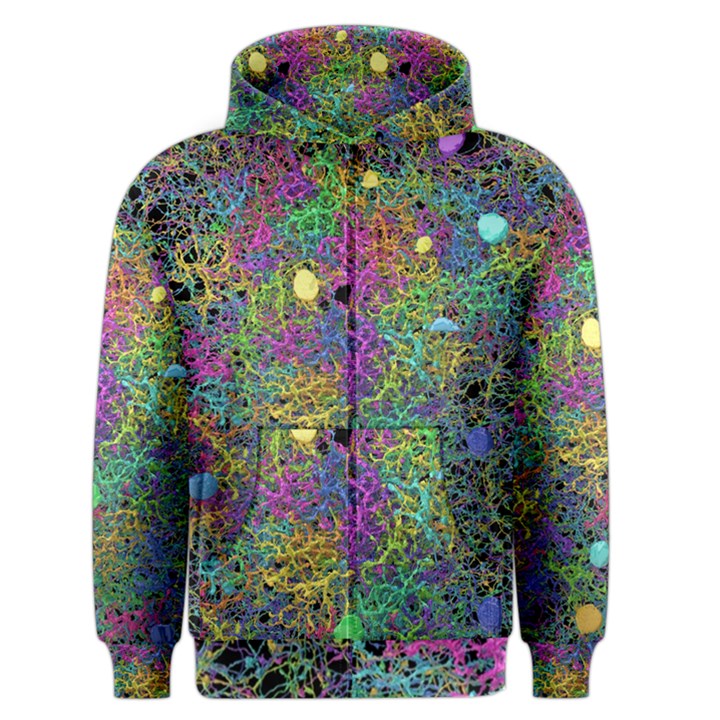 Starbursts Biploar Spring Colors Nature Men s Zipper Hoodie